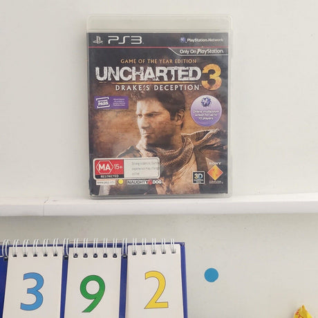 Uncharted 3 III Drake's Deception PS3 Playstation 3 Game b392 - Trippy Trades 