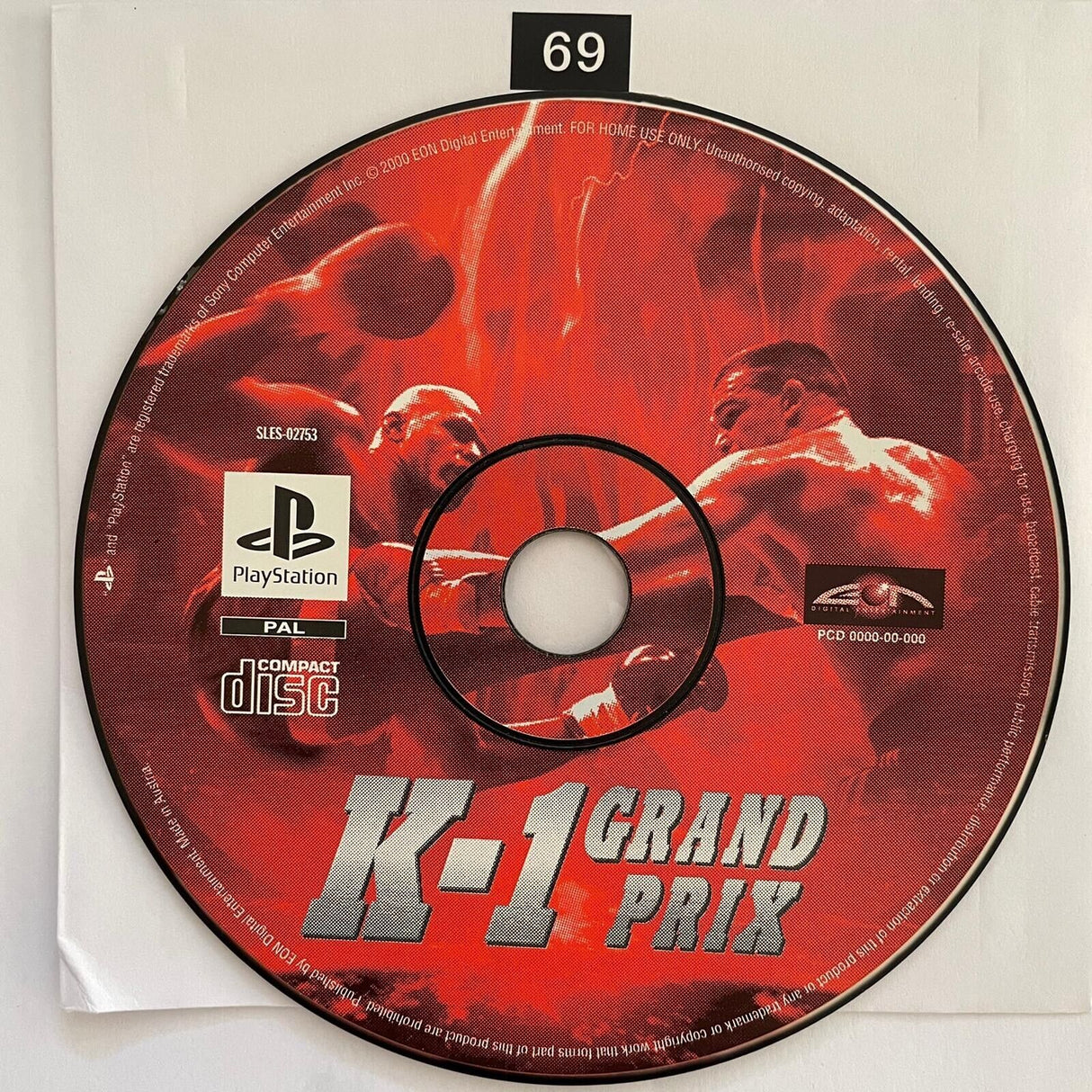 K-1 Grand Prix PS1 Playstation 1 game Disc Only