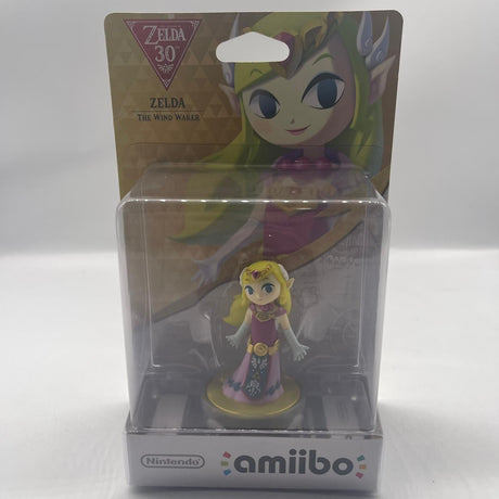 The Legend Of Zelda 30th Anniversary Zelda The Wind Waker Amiibo Figure - Trippy Trades 