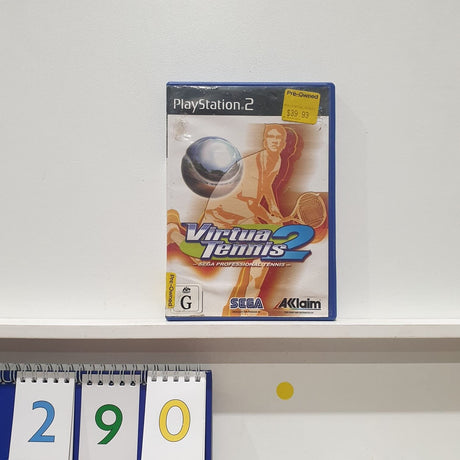 Virtua tennis 2 II PS2 PlayStation 2 game + manual PAL - Trippy Trades 