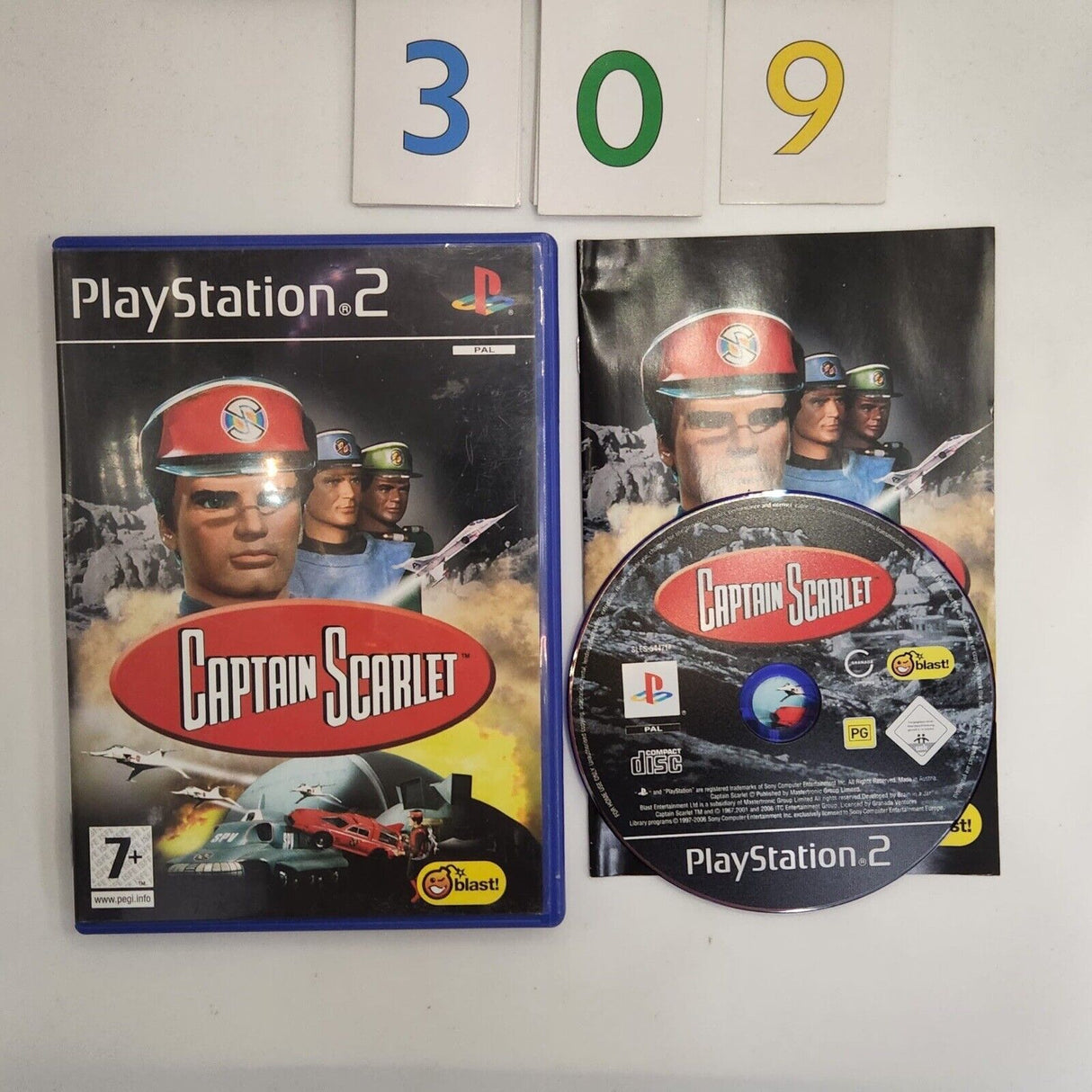 Captain Scarlet PS2 Playstation 2 Game + Manual PAL db309 - Trippy Trades 