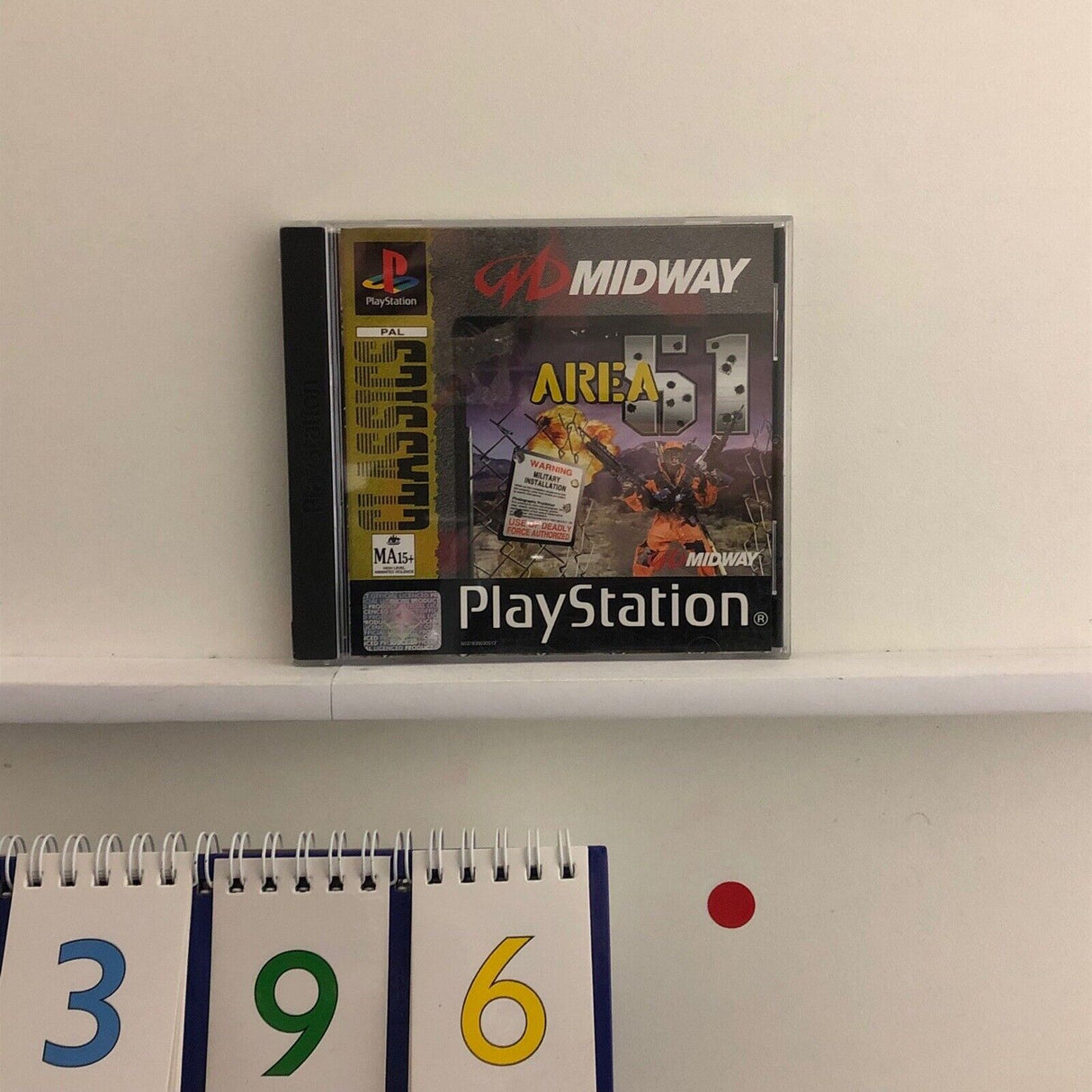 Area 51 PS1 Playstation 1 Game + Manual PAL - Trippy Trades 