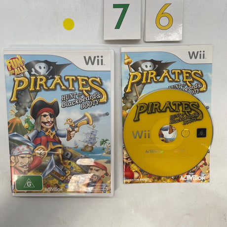 Pirates Hunt For Blackbeard's Booty Nintendo Wii Game + Manual PAL - Trippy Trades 