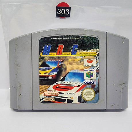 MRC Multi-Racing Championship Nintendo 64 N64 Game Cartridge PAL r303 - Trippy Trades 