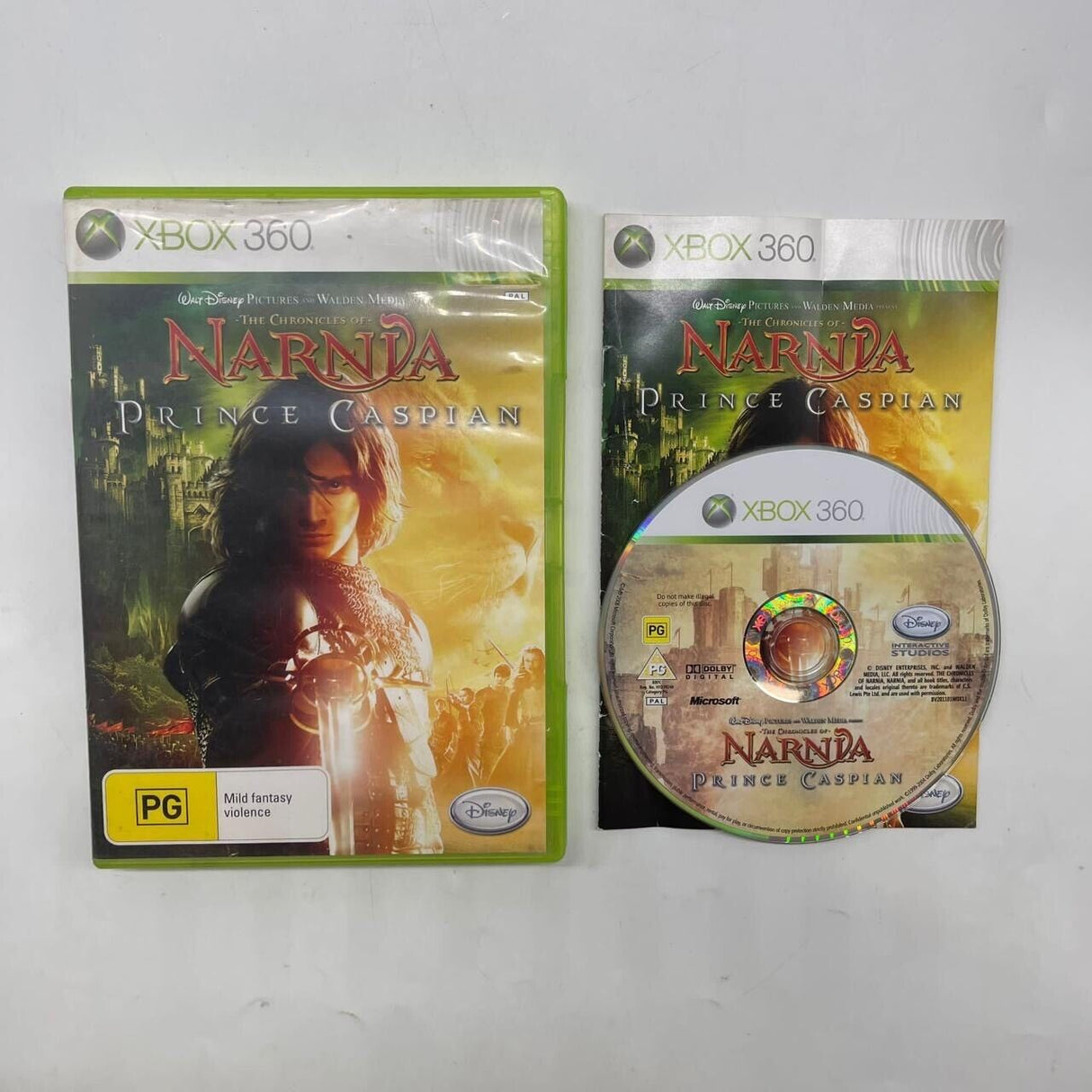 The Chronicles Of Narnia Prince Caspian Xbox 360 Game + Manual PAL - Trippy Trades 