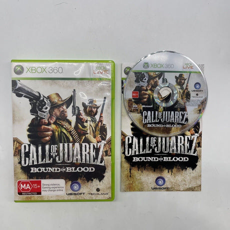 Call Of Juarez Bound In Blood Xbox 360 Game + Manual PAL - Trippy Trades 