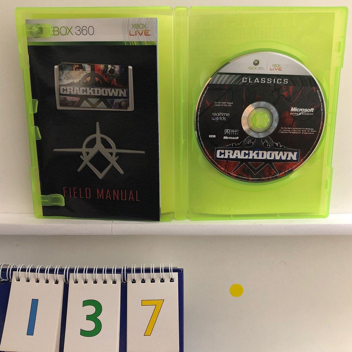 Crackdown Xbox 360 Game + Manual PAL - Trippy Trades 