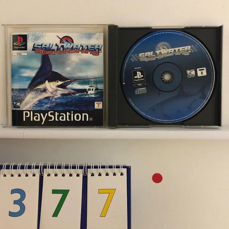 Saltwater Sportfishing PS1 Playstation 1 game +manual PAL - Trippy Trades 