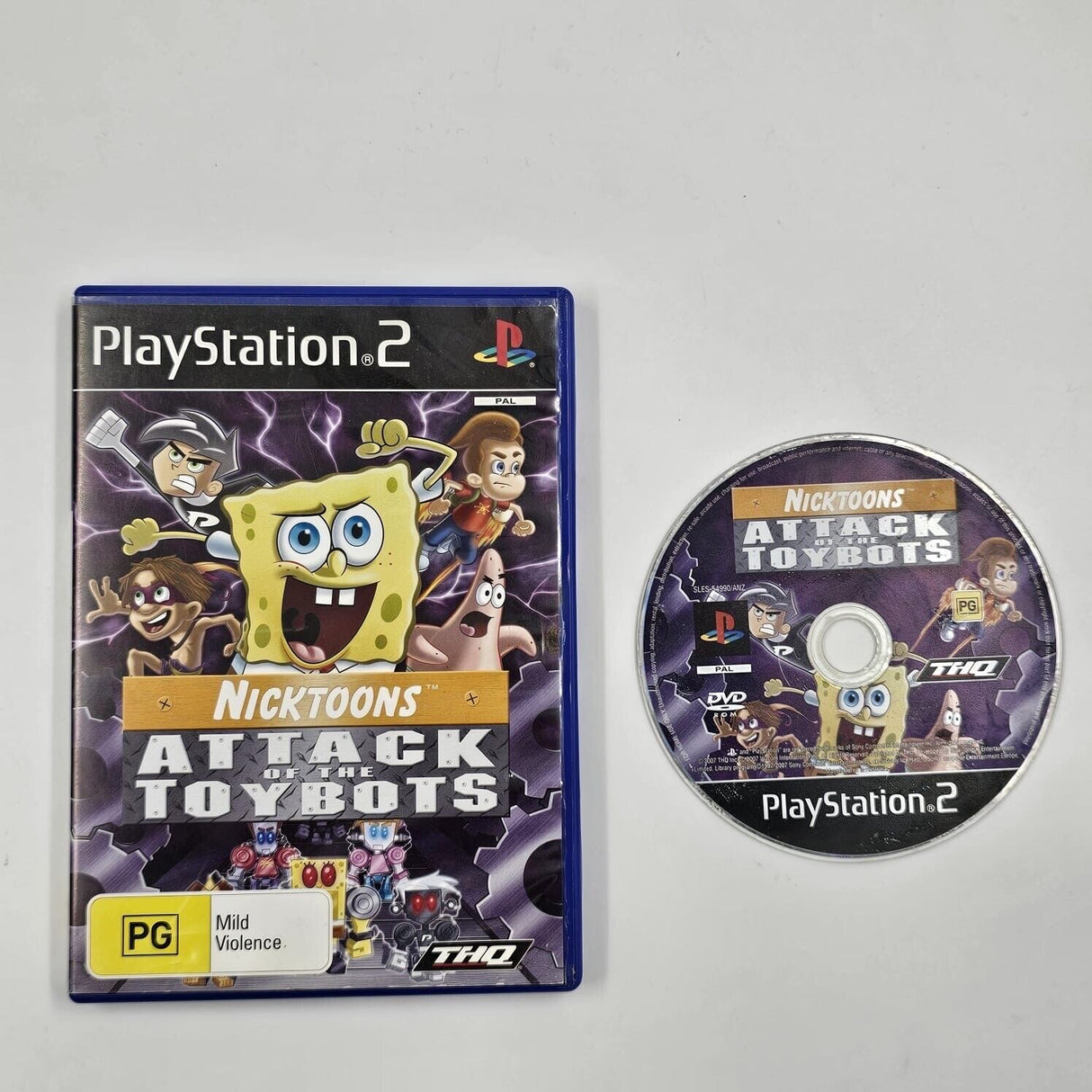 Nicktoons Attack Of The Toybots PS2 Playstation 2 Game PAL - Trippy Trades 