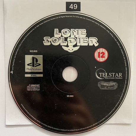 Lone Soldier PS1 Playstation 1 Game Disc Only - Trippy Trades 