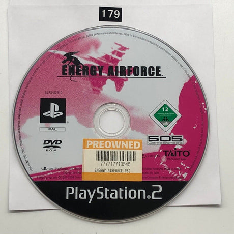 Energy AirForce PS2 Playstation 2 Game Disc Only oz179 - Trippy Trades 