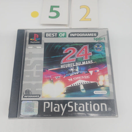 24 Heures Du Mans PS1 Playstation 1 Game + Manual PAL - Trippy Trades 