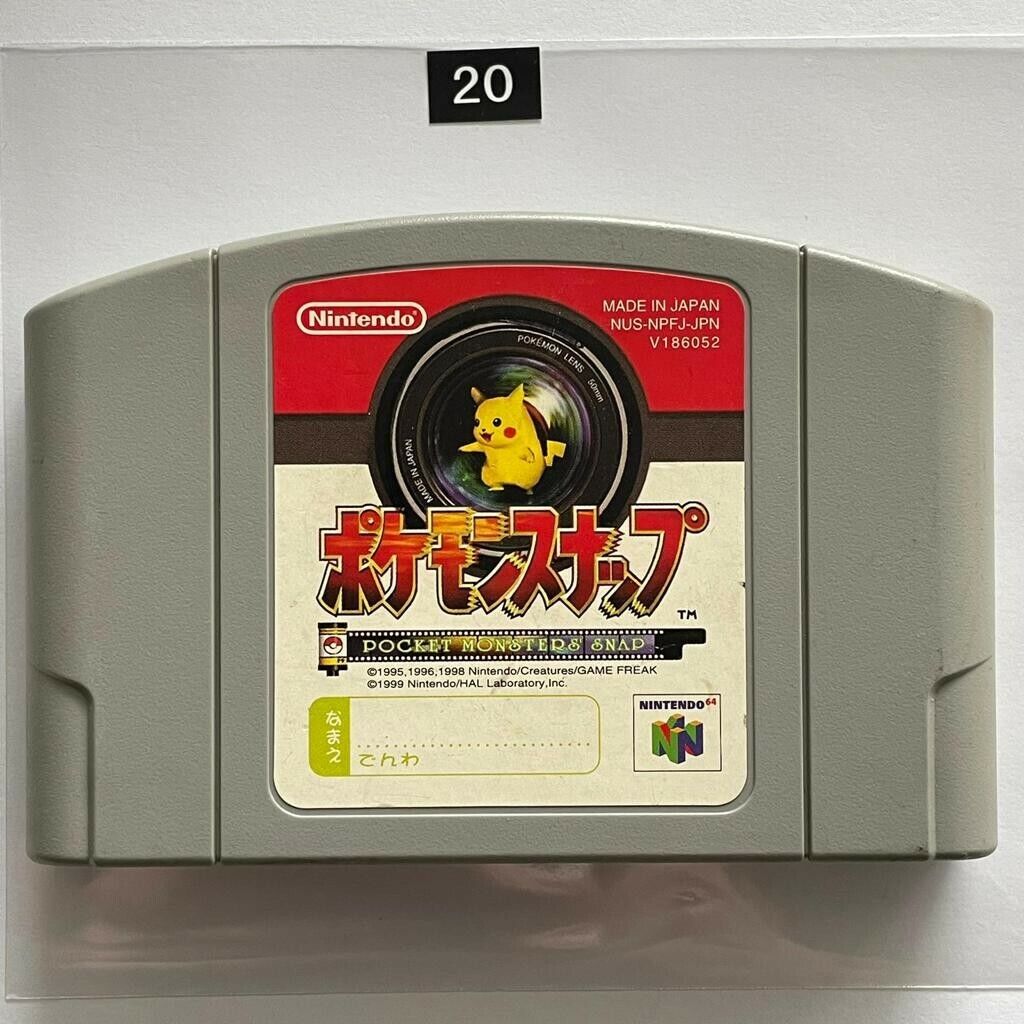 Pokemon Snap Nintendo 64 N64 Game cartridge NTSC-J - Trippy Trades 