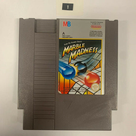 Marble Madness Nintendo Entertainment system NES Game PAL - Trippy Trades 