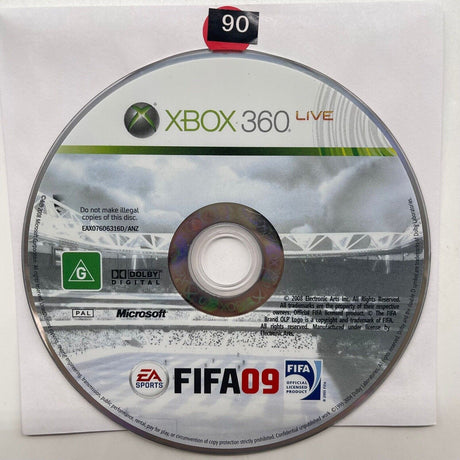 FIFA 09 Xbox 360 Game Disc Only - Trippy Trades 