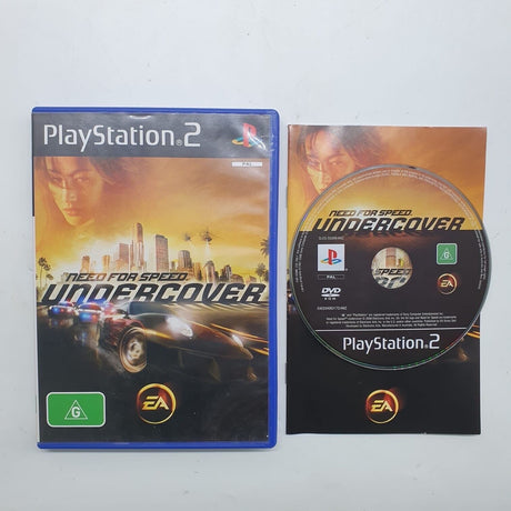 Need For Speed Undercover PS2 Playstation 2 Game + Manual PAL 28j4 - Trippy Trades 