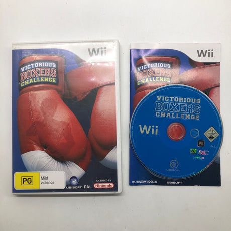 Victorious Boxers Challenge Nintendo Wii Game + Manual PAL - Trippy Trades 