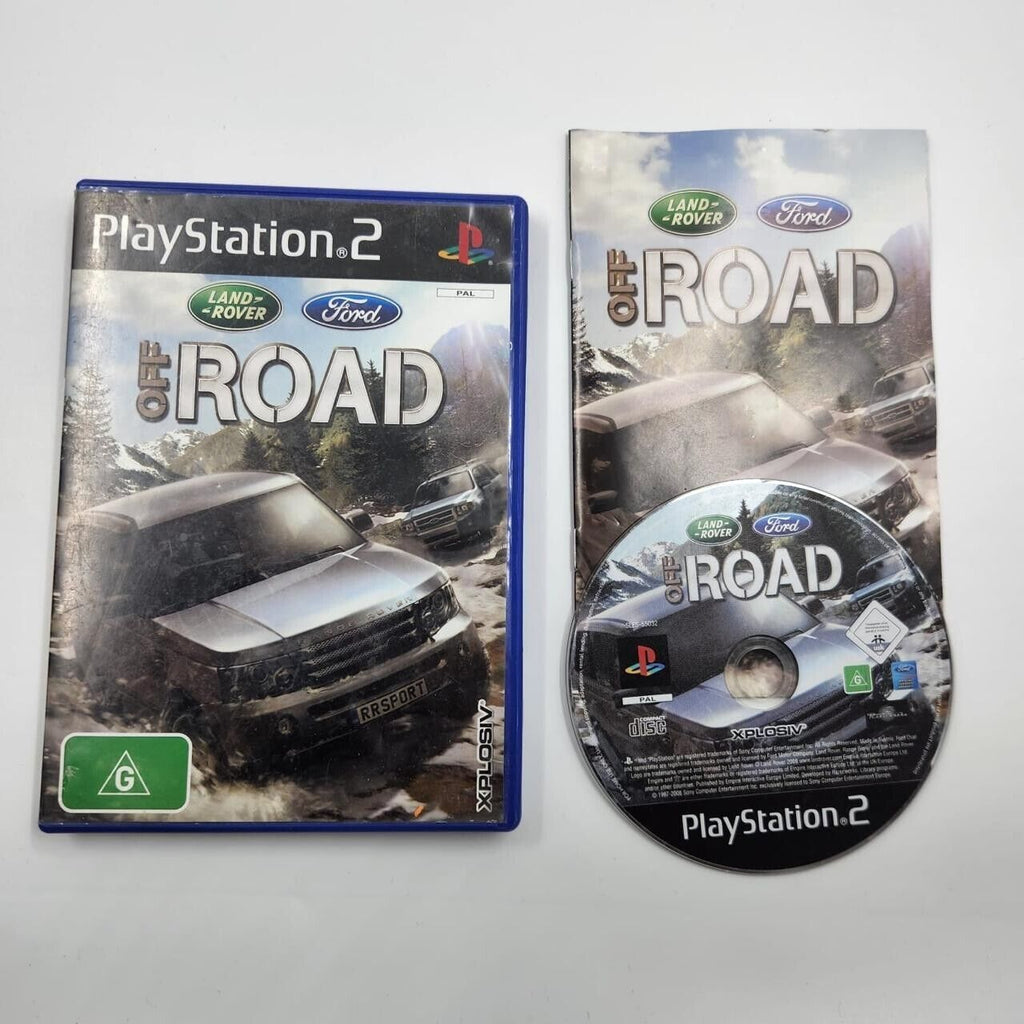 Off Road Land Rover Ford PS2 Game + Manual PAL