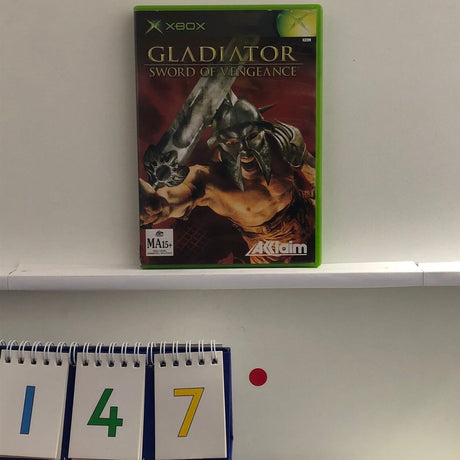 Gladiator Sword Of Vengeance Xbox Original Game + Manual PAL - Trippy Trades 