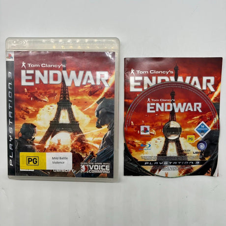 Tom Clancy's Endwar PS3 Playstation 3 Game + Manual - Trippy Trades 