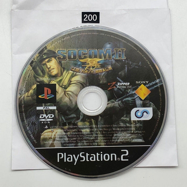 Socom II 2 PS2 Playstation 2 Game Disc Only oz200 - Trippy Trades 