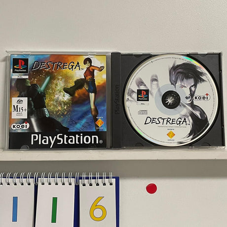 Destrega PS1 Playstation 1 Game + Manual PAL - Trippy Trades 