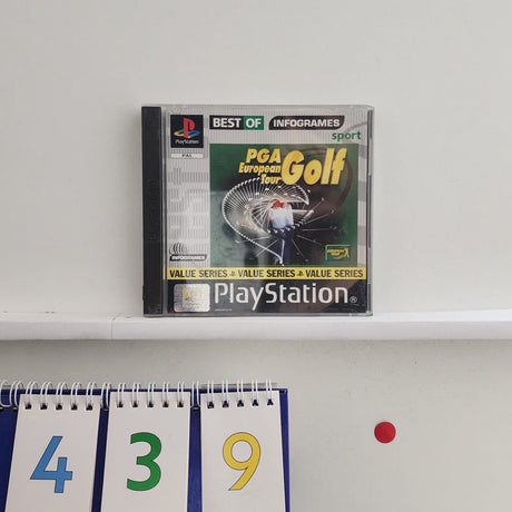 PGA European Tour Golf PS1 Playstation 1 Game + Manual PAL r439 - Trippy Trades 