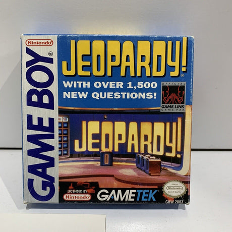 Jeopardy Nintendo Gameboy Game Boked and complete - Trippy Trades 