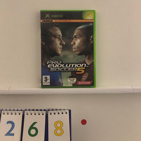 Pro Evolution Soccer 5 Xbox Original Game + Manual PAL - Trippy Trades 