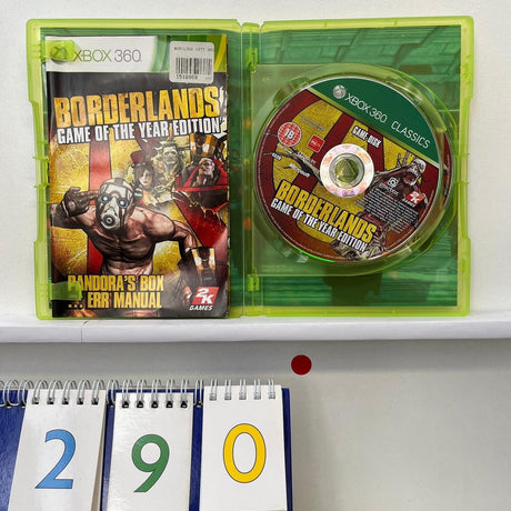 Borderlands Game of The Year Edition Xbox 360 game + Manual PAL - Trippy Trades 