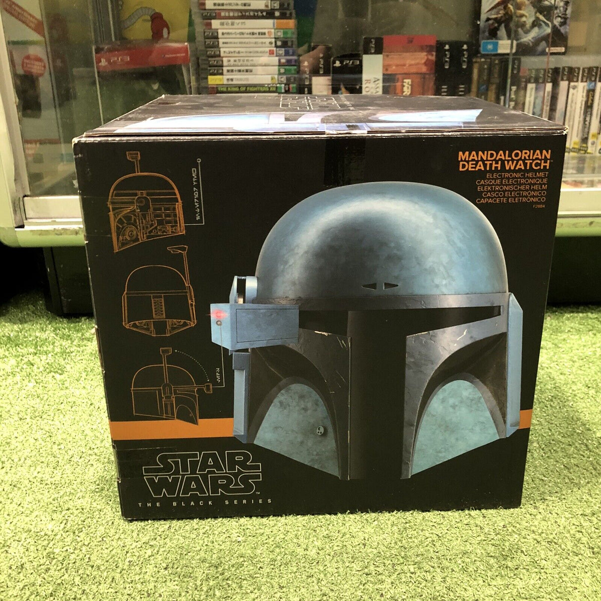 Hasbro Star Wars The Black Series Mandalorian Death Watch Helmet Boxed Brand New - Trippy Trades 