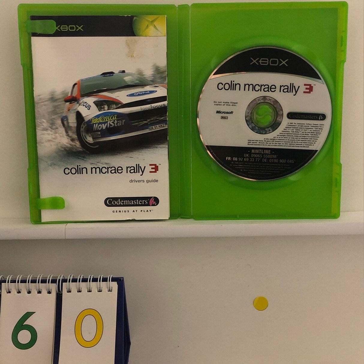 Colin McRae Rally 3 III Xbox Original Game + Manual PAL - Trippy Trades 