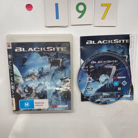 Black Site PS3 Playstation 3 Game + Manual - Trippy Trades 