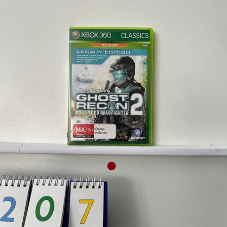 Ghost Recon 2 II Advanced Warfighter Xbox 360 Game + Manual PAL - Trippy Trades 