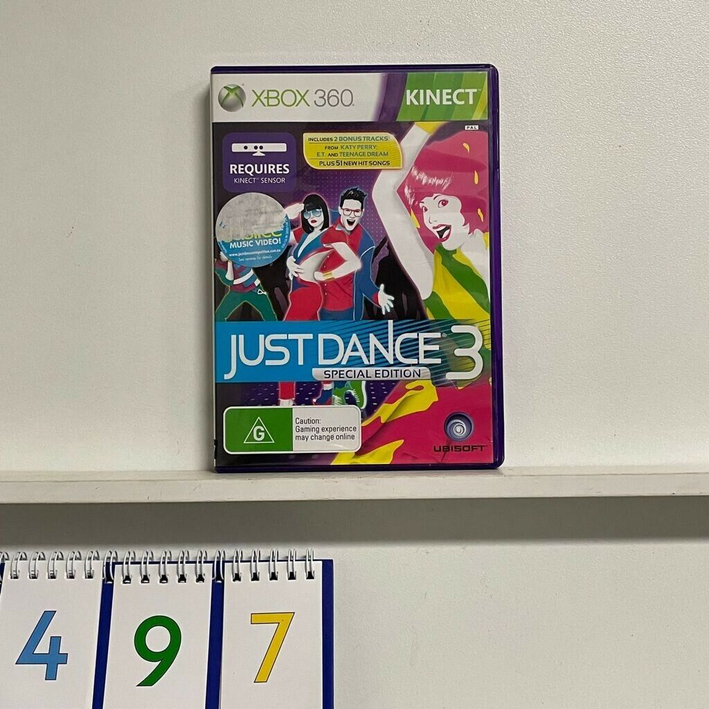 Just Dance 3 III Special Edition xbox 360 game Pal