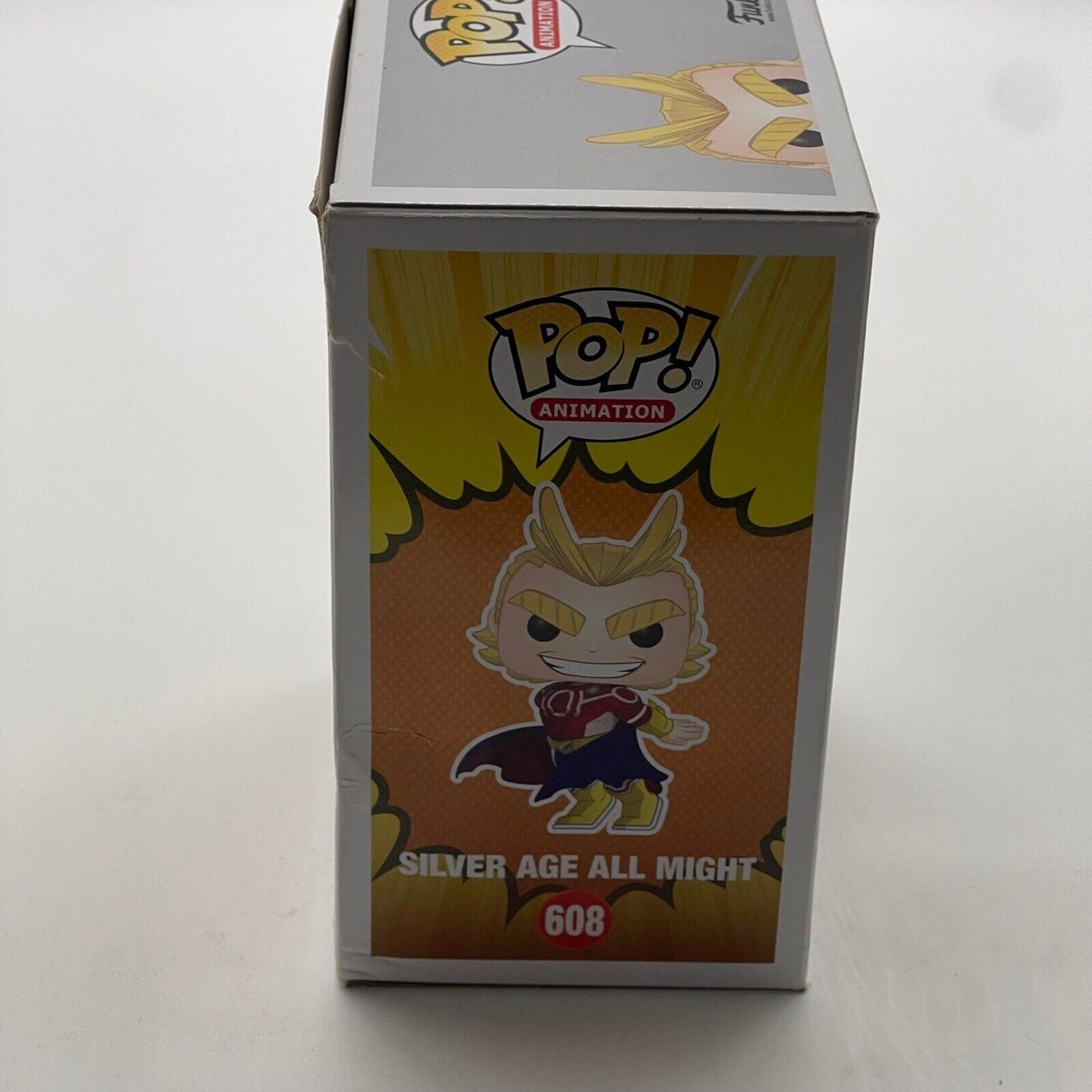 Silver Age All Might My Hero Academia #608 Funko Pop Vinyl Figure - Trippy Trades 