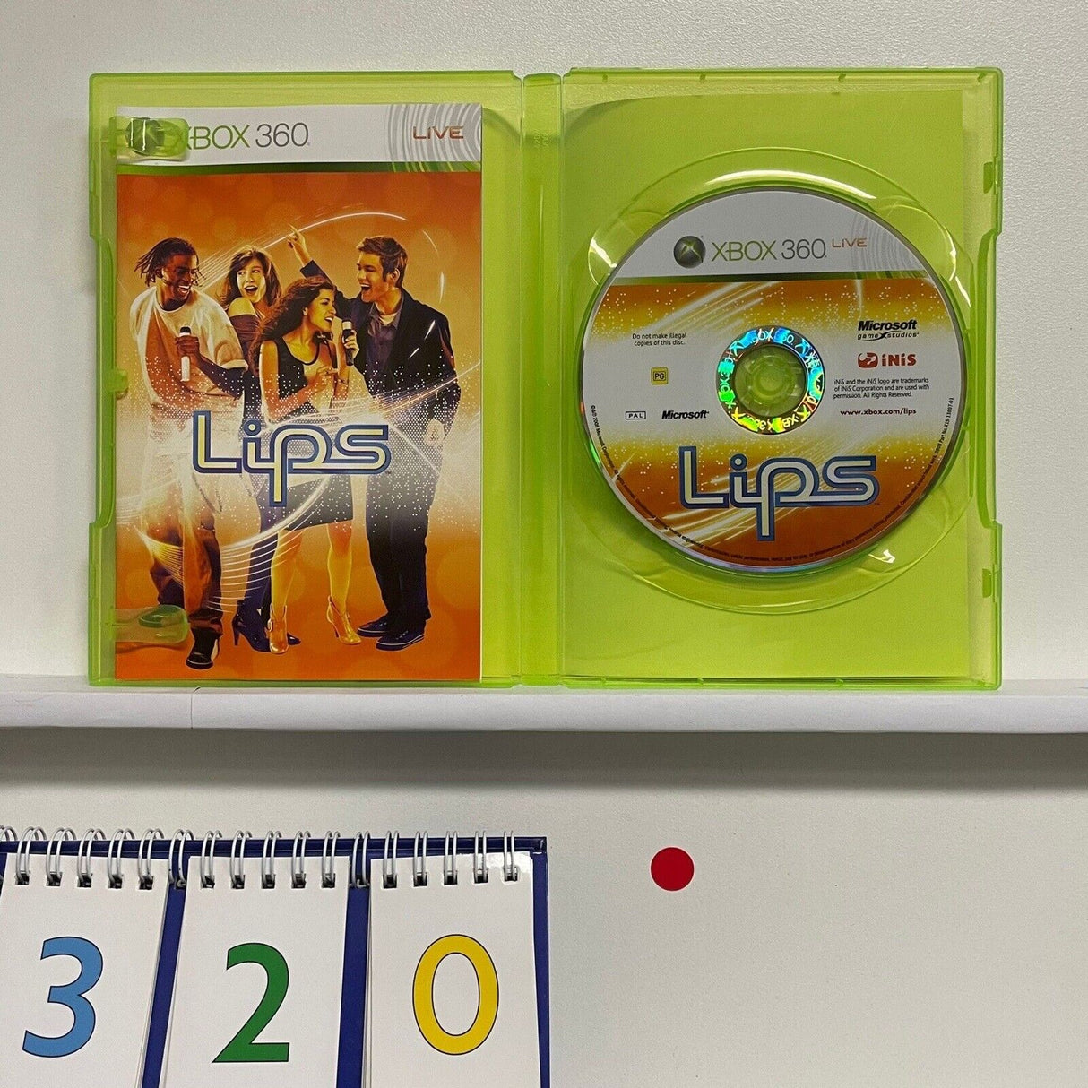 Lips Xbox 360 game + Manual PAL r320 - Trippy Trades 