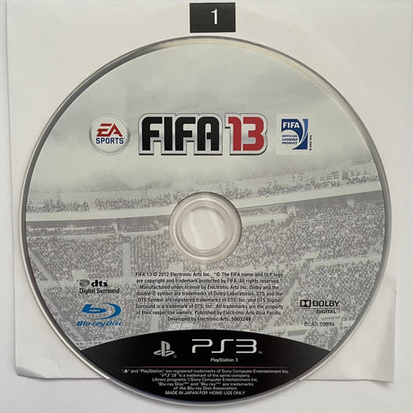 Fifa 13 2013 PS3 PlayStation 3 Game Disc Only - Trippy Trades 