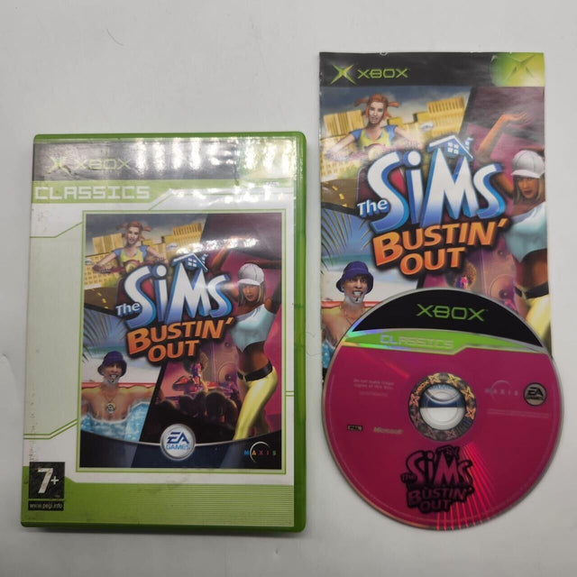 The Sims Bustin' Out Xbox Original Game + Manual PAL - Trippy Trades 