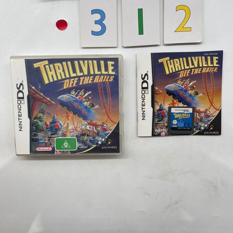 Thrillville Off The Rails Nintendo DS Game + Manual - Trippy Trades 