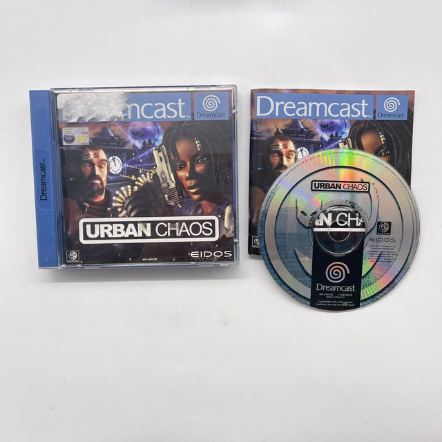 Urban Chaos Sega Dreamcast Game + Manual PAL 25F4 - Trippy Trades 