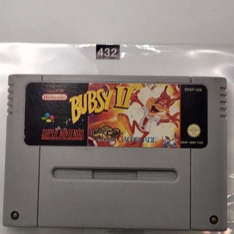 Bubsy 2 II Super Nintendo SNES Game Cartridge PAL - Trippy Trades 