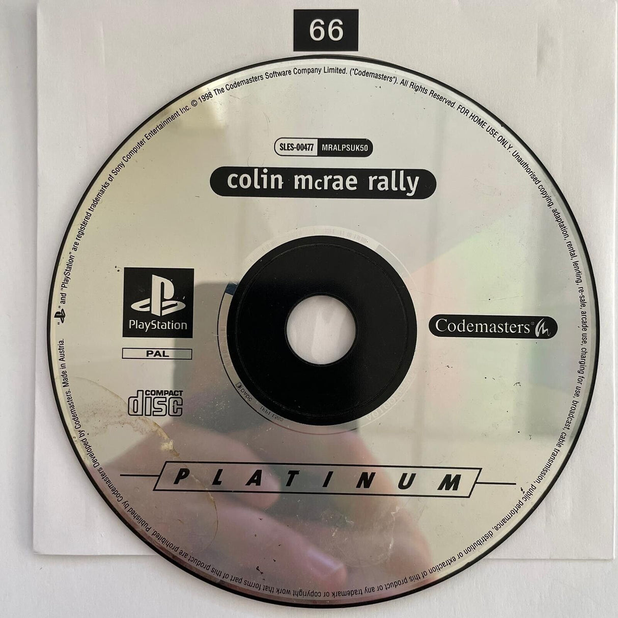 Colin McRae Rally  PS1 Playstation 1 game Disc Only - Trippy Trades 