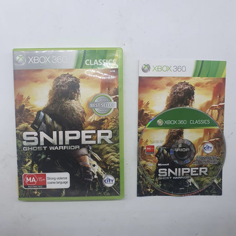 Sniper Ghost Warrior Xbox 360 Game + Manual PAL - Trippy Trades 