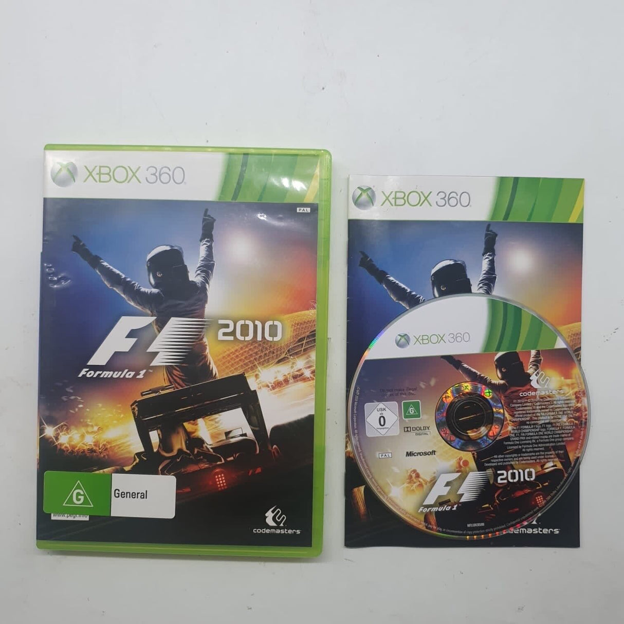 Formula 1 F1 2010 Xbox 360 Game + Manual PAL - Trippy Trades 