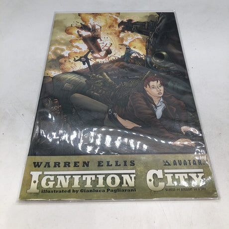 Ignition City #4 Auxiliary Cover Comic Book - Trippy Trades 