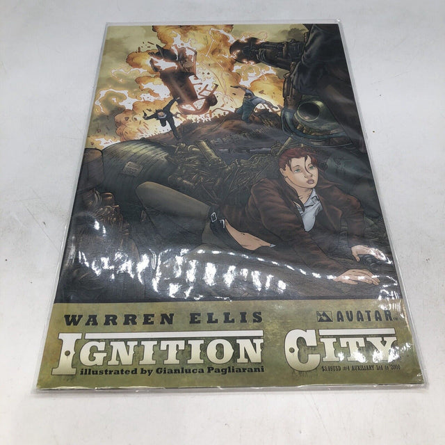 Ignition City #4 Auxiliary Cover Comic Book - Trippy Trades 