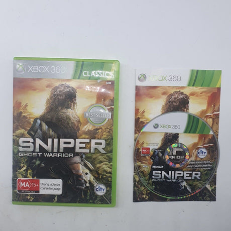 Sniper Ghost Warrior Xbox 360 Game + Manual PAL - Trippy Trades 