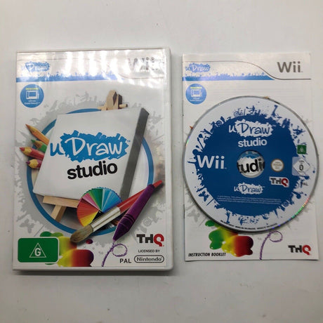 U Draw Studio Nintendo Wii Game + Manual PAL - Trippy Trades 