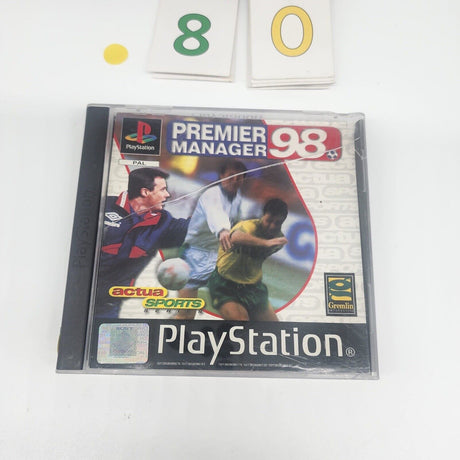 Premier Manager 98 PS1 Playstation 1 Game + Manual PAL - Trippy Trades 